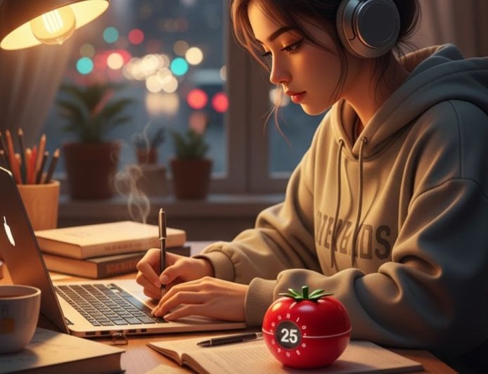 Teknik Pomodoro: Cara Fokus Belajar 25 Menit Anti Distraksi (Terbukti Efektif)