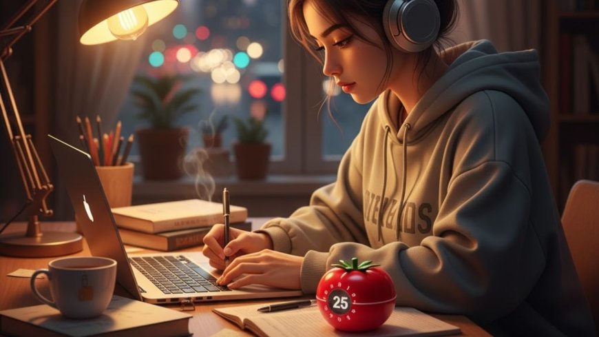Teknik Pomodoro: Cara Fokus Belajar 25 Menit Anti Distraksi (Terbukti Efektif)
