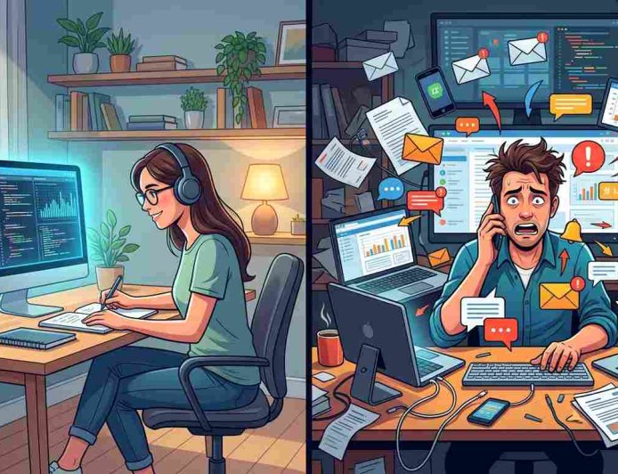 Deep Work vs Multitasking: 5 Fakta Ilmiah Metode Terbukti Paling Produktif
